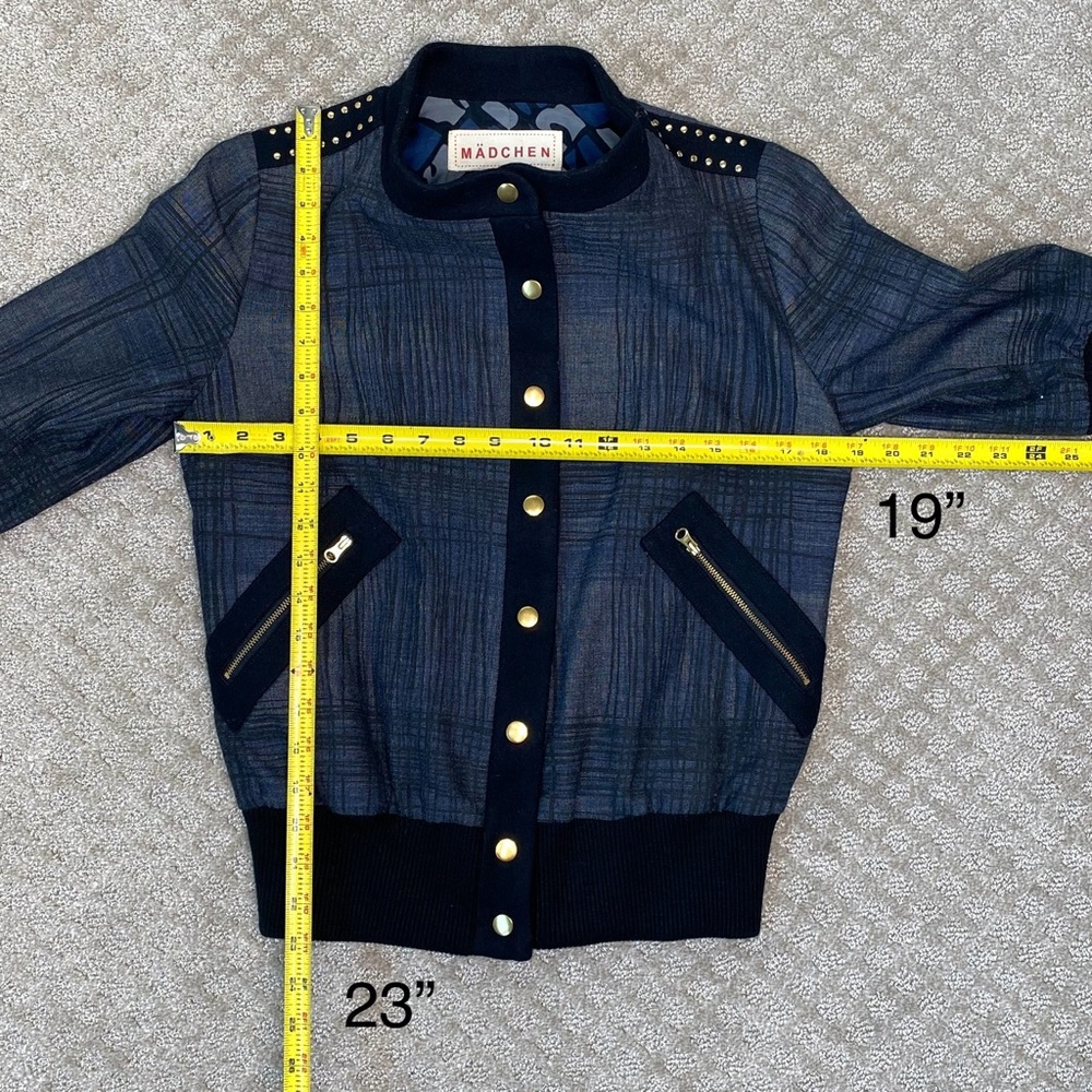 Anthropologie Mädchen Cropped Jacket - Picture 9 of 12